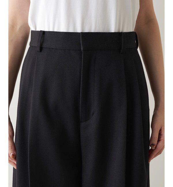  「ワイドタックパンツ」|チノ|