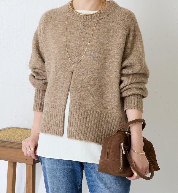  「ヤクライクショートニット」|ニット・セーター|