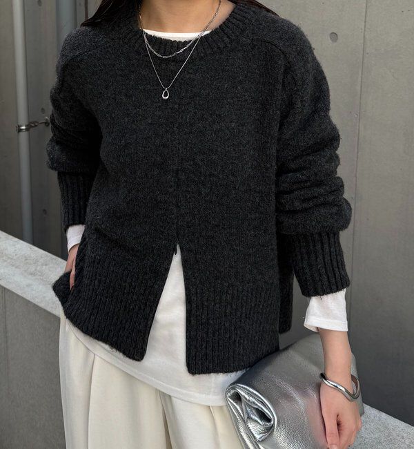  「ヤクライクショートニット」|ニット・セーター|