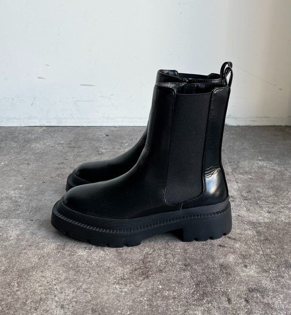  「サイドゴアタンクショートブーツ」|ショートブーツ|