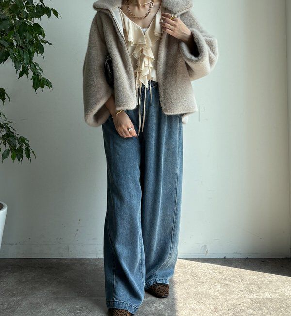  「フェイクファーリバーシブルコート」|その他|