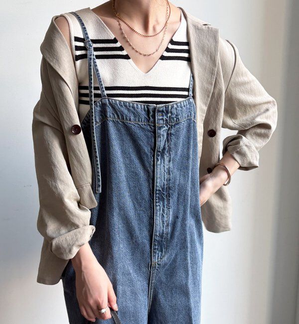  「【WEB限定】ボーダーニットタンク」|ニット・セーター|