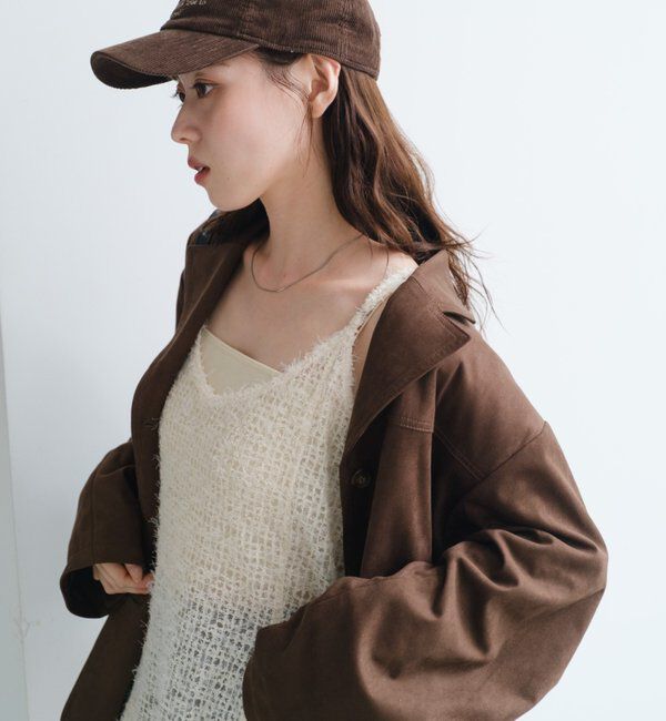  「【WEB・一部店舗限定/前後2WAY】格子フェザーチュニック」|ワンピース|