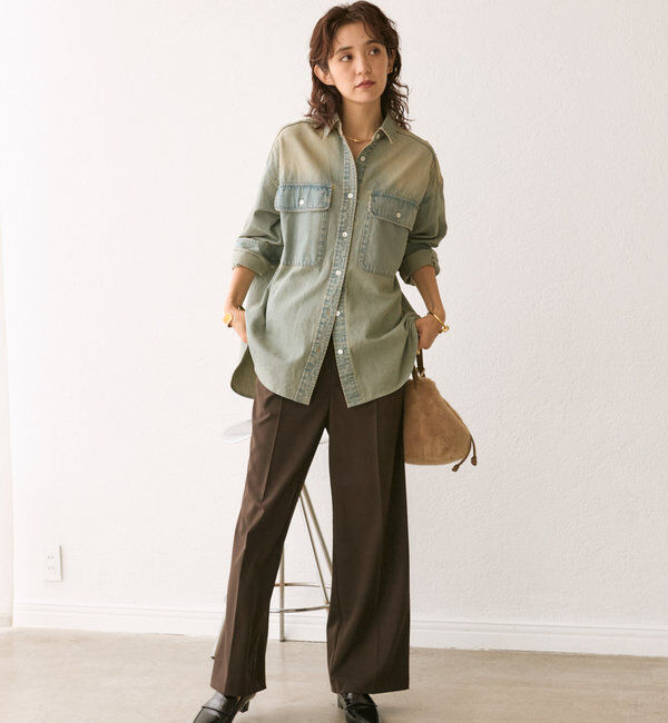  「【ベストセラー】【MONN.:.(モン)】ビッグデニムシャツ」|シャツ・ブラウス|