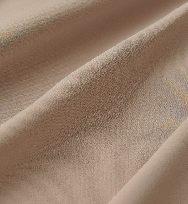  「【ウォッシャブル】【シーズンレスで使える】タックワイドスラックス」|チノ|