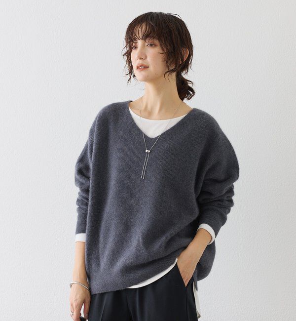  「【R.good(アールドットグッド)】Wスライドモチーフネックレス」|ブローチ・コサージュ|