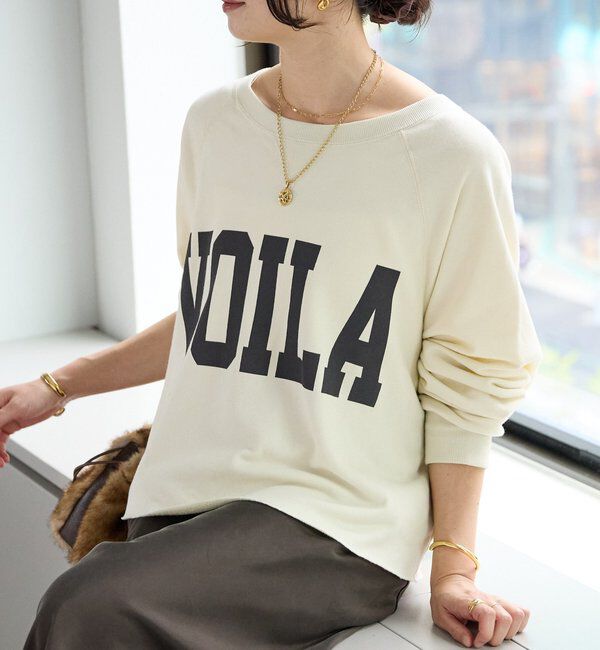  「【Yossshiiii企画】ワイドロゴカットオフスエット」|Tシャツ・カットソー|エクリュ