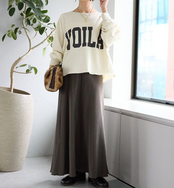  「【Yossshiiii企画】ワイドロゴカットオフスエット」|Tシャツ・カットソー|