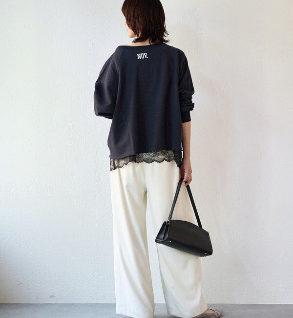  「【Yossshiiii企画】ワイドロゴカットオフスエット」|Tシャツ・カットソー|