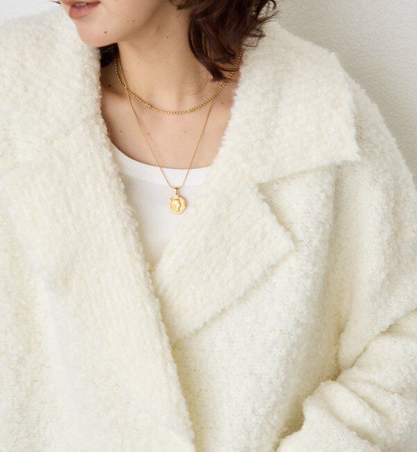  「【インフルエンサーYossshiiii企画】ボアライクコーディガン」|カーディガン|