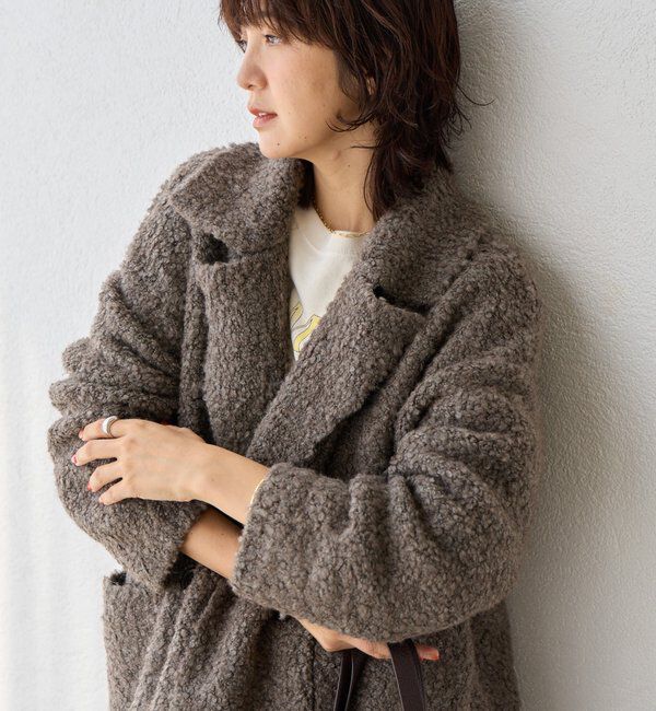  「【インフルエンサーYossshiiii企画】ボアライクコーディガン」|カーディガン|