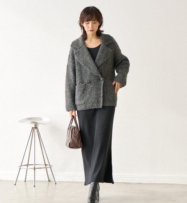  「【インフルエンサーYossshiiii企画】ボアライクコーディガン」|カーディガン|