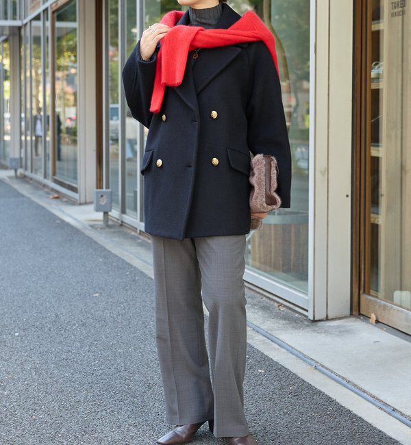  「【リバイバル/新色追加】ラグランPコート」|ピーコート|