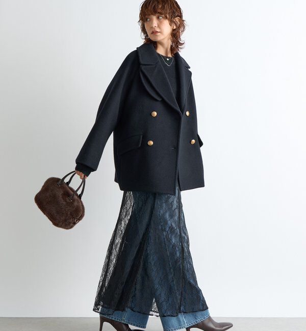  「【リバイバル/新色追加】ラグランPコート」|ピーコート|