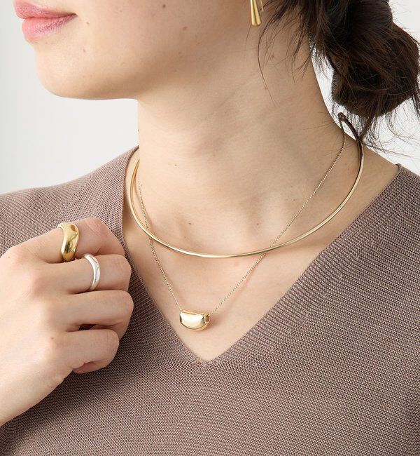  「【着けるだけできまる】レイヤードチョーカー」|ブローチ・コサージュ|