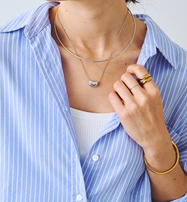  「【着けるだけできまる】レイヤードチョーカー」|ブローチ・コサージュ|