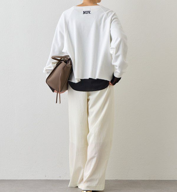  「【レイヤードに最適】チュールキリカエカットソー」|Tシャツ・カットソー|