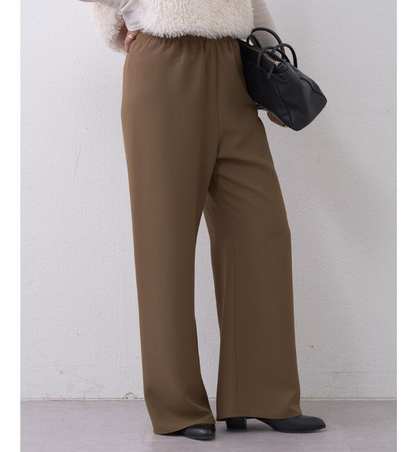  「【CHIKAコラボ】【美脚パンツ】ワイドドロストパンツ」|その他|