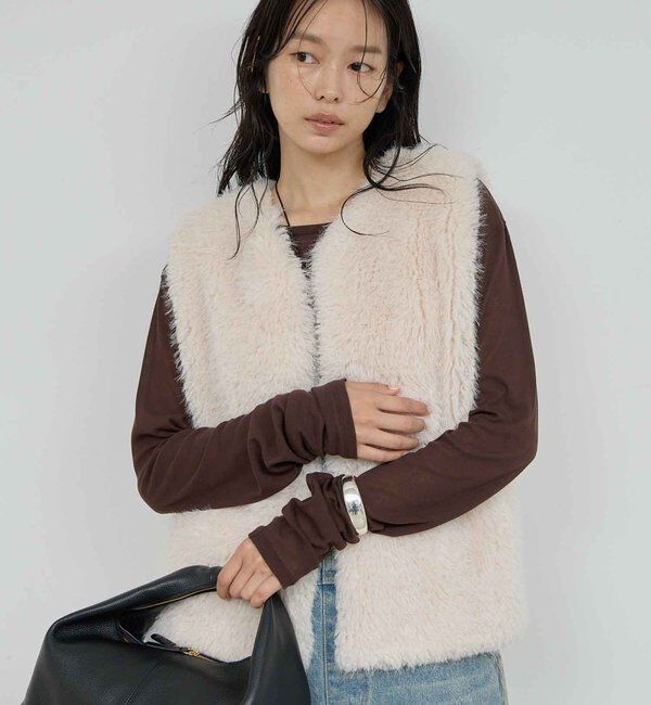  「フェイクカシミヤベスト」|ベスト・ジレ|