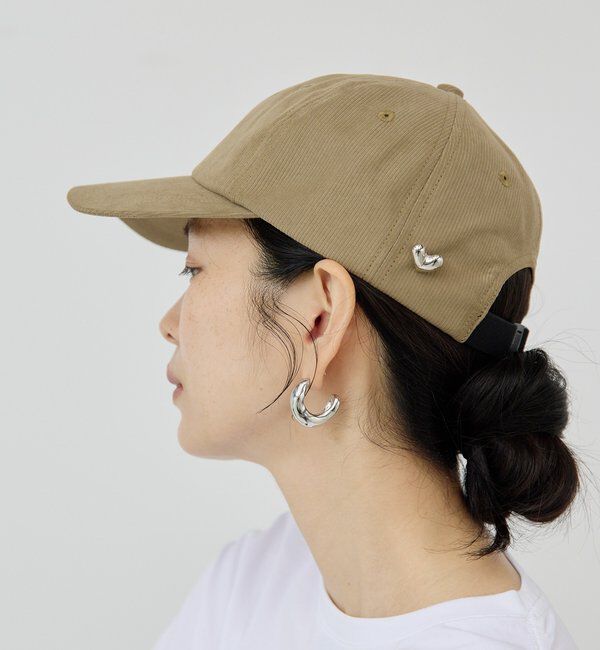  「ピン付キャップ」|ハット|ベージュ