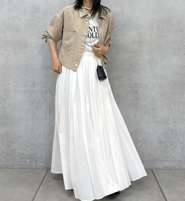  「【セットアップ対応】リヨセルショートシャツ」|シャツ・ブラウス|