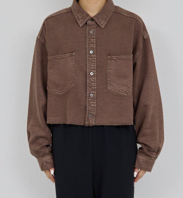  「【セットアップ対応】リヨセルショートシャツ」|シャツ・ブラウス|