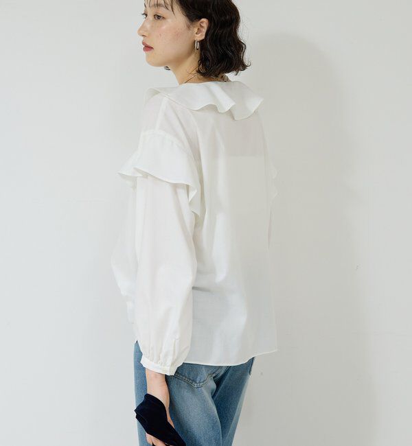  「ラッフルフリルブラウス」|シャツ・ブラウス|