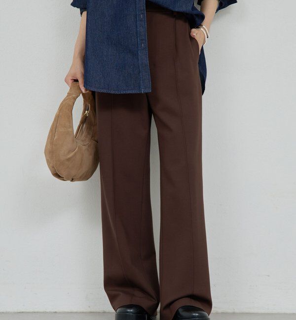  「【楽ちん&times;美脚】【セットアップ対応】ポンチスラックス」|チノ|