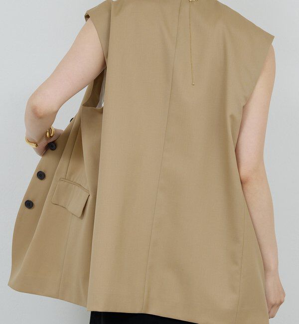  「【HERITANOVUM】【スリーピース対応】ウーステッドウールベスト」|ベスト・ジレ|