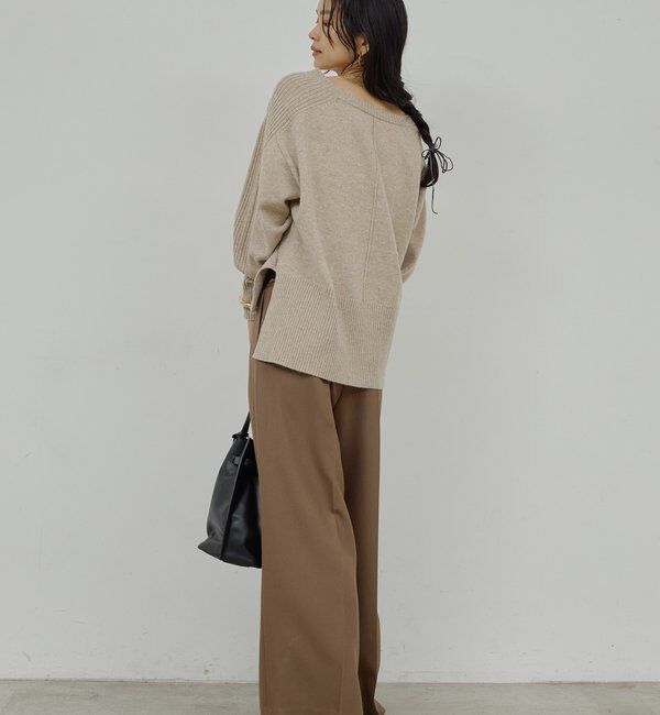  「【SACHIKOコラボ】2タックワイドパンツ」|チノ|