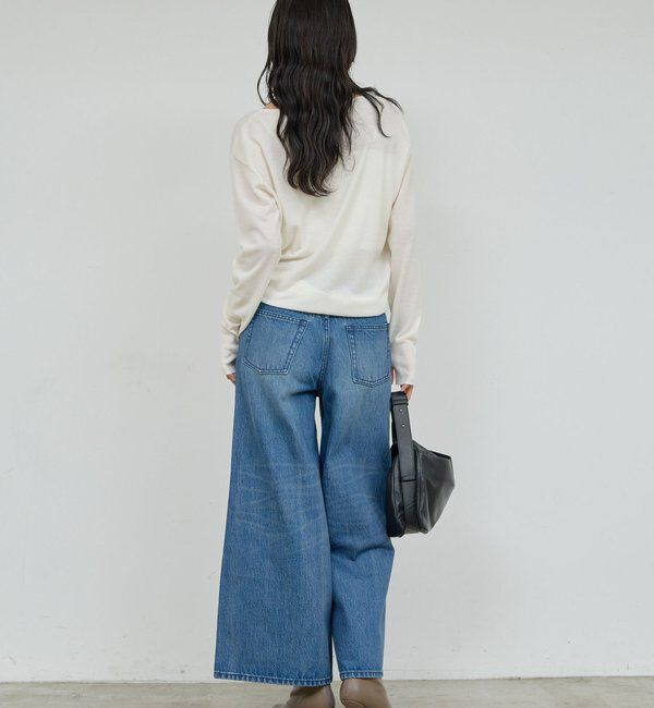  「【手洗い可】メリノウールニットプルオーバー」|ニット・セーター|