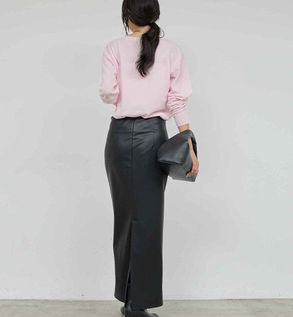  「【手洗い可】メリノウールニットプルオーバー」|ニット・セーター|