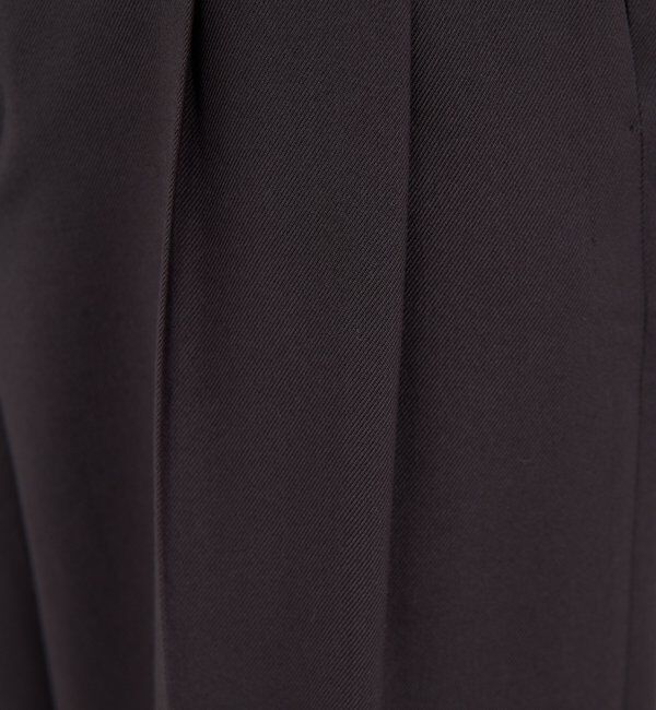  「ベルトレスタックワイドパンツ」|チノ|