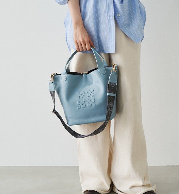  「エンボスモノグラム2WAYミニトートバッグ」|トートバッグ|