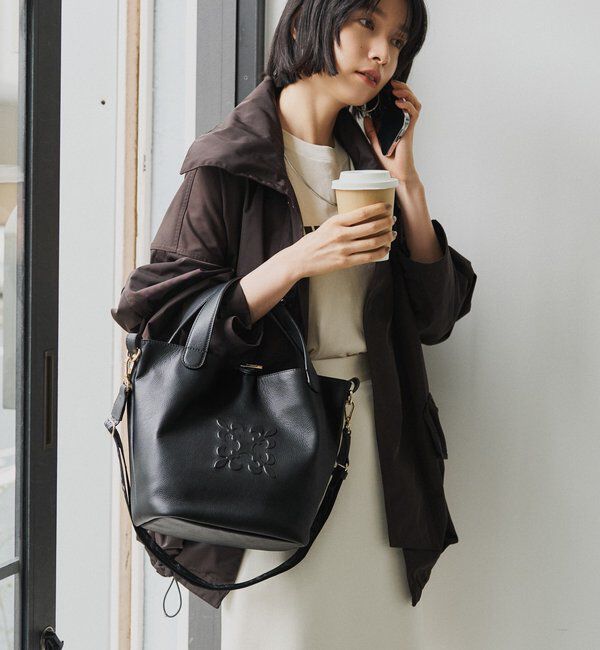  「エンボスモノグラム2WAYミニトートバッグ」|トートバッグ|