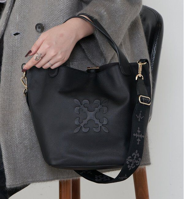  「エンボスモノグラム2WAYミニトートバッグ」|トートバッグ|