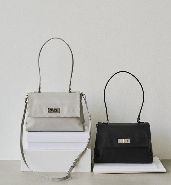  「《@__serako.r__企画》ソフトレザーフラップミニトートバッグ」|トートバッグ|