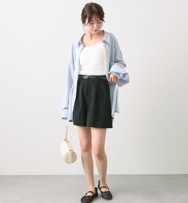  「[森川企画]レイヤードストライプドロストシャツ」|シャツ・ブラウス|