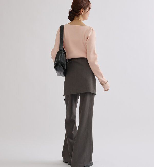  「オフショルリブニット」|ニット・セーター|