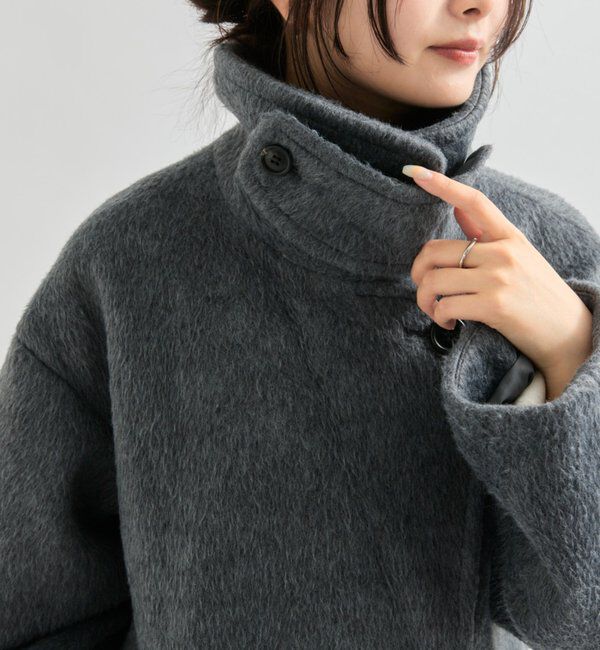  「ウール混 シャギーミドルコート」|その他|