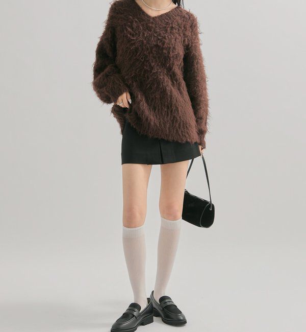  「ふわふわシャギーニット」|ニット・セーター|