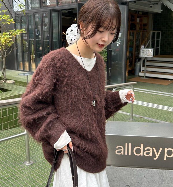  「ふわふわシャギーニット」|ニット・セーター|