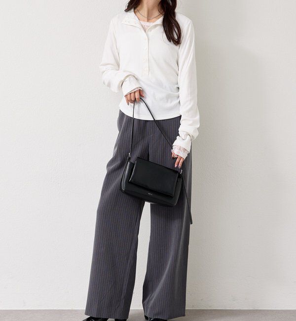  「リブヘンリーネックプルオーバー」|Tシャツ・カットソー|