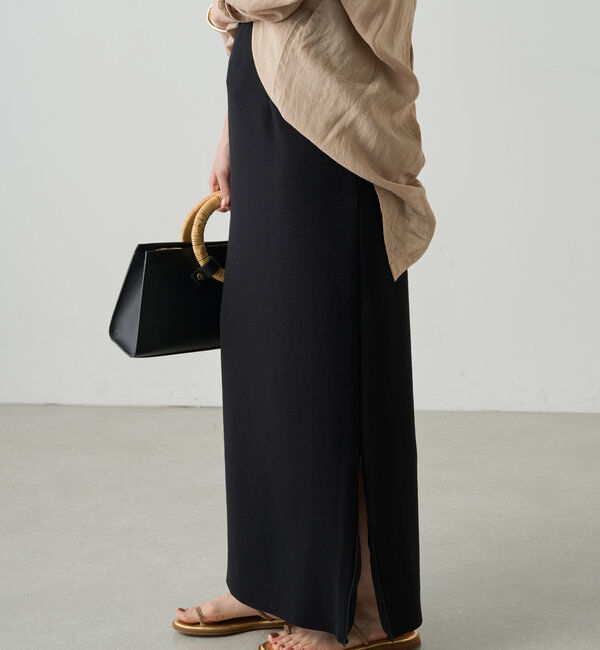  「【Lサイズも登場！】ポンチZIPタイトスカート」|スカート|