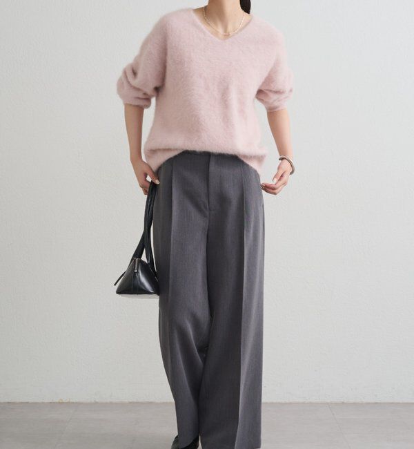  「FURカシミヤVニット」|ニット・セーター|