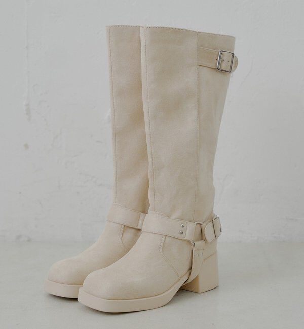  「2wayロング丈エンジニアブーツ」|ロングブーツ|