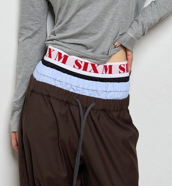  「【新色追加】Six M/シックスエム トリプルレイヤードパンツ」|チノ|