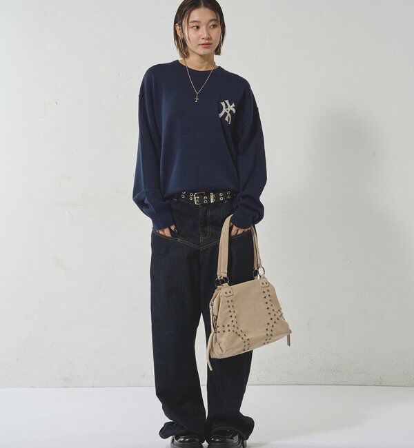  「KOOKYN KYジャガードボーダーニット」|ニット・セーター|