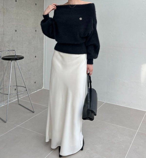  「【上質な着心地/全骨格細見え】〈C.L〉FOXカシミアドルマンニット」|ニット・セーター|