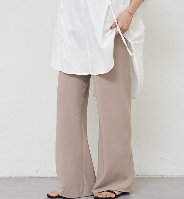  「ダブルクロスワイドパンツ」|チノ|
